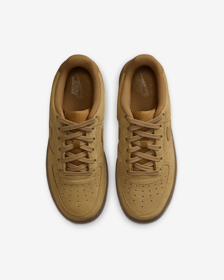 Nike Air newest Force 1 GS Wheats Shoes